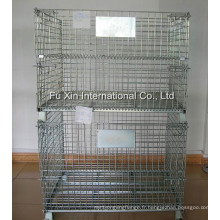 Cage pliante de stockage de fil d&#39;acier